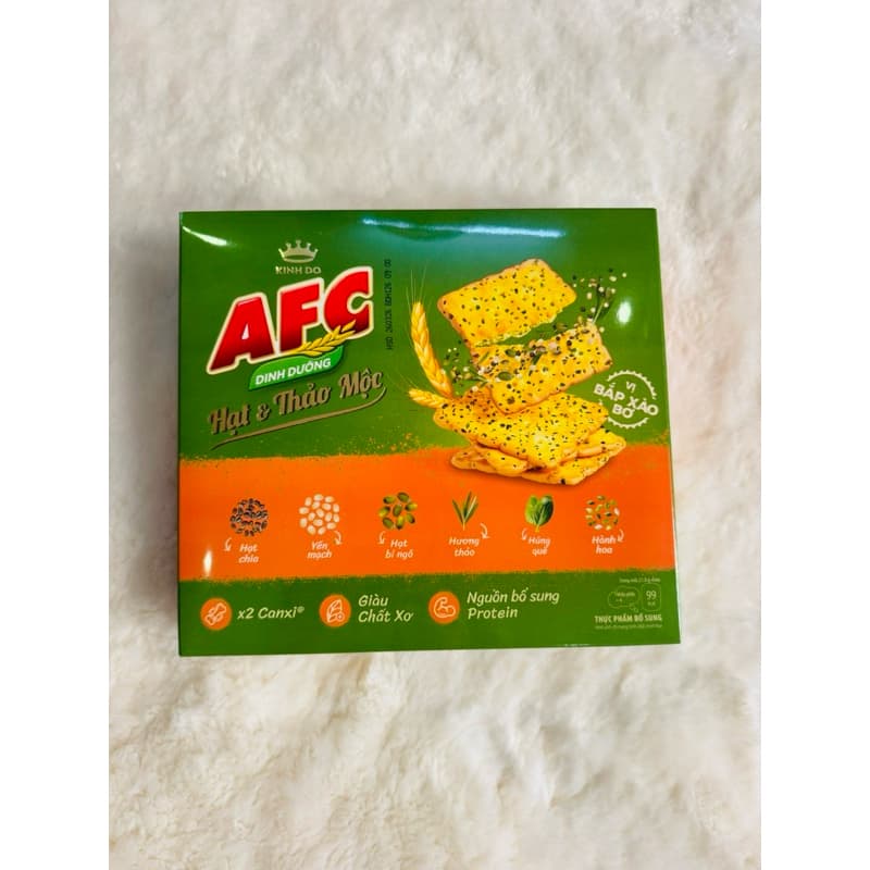 Bánh quy Cracker AFC dinh dưỡng đủ vị