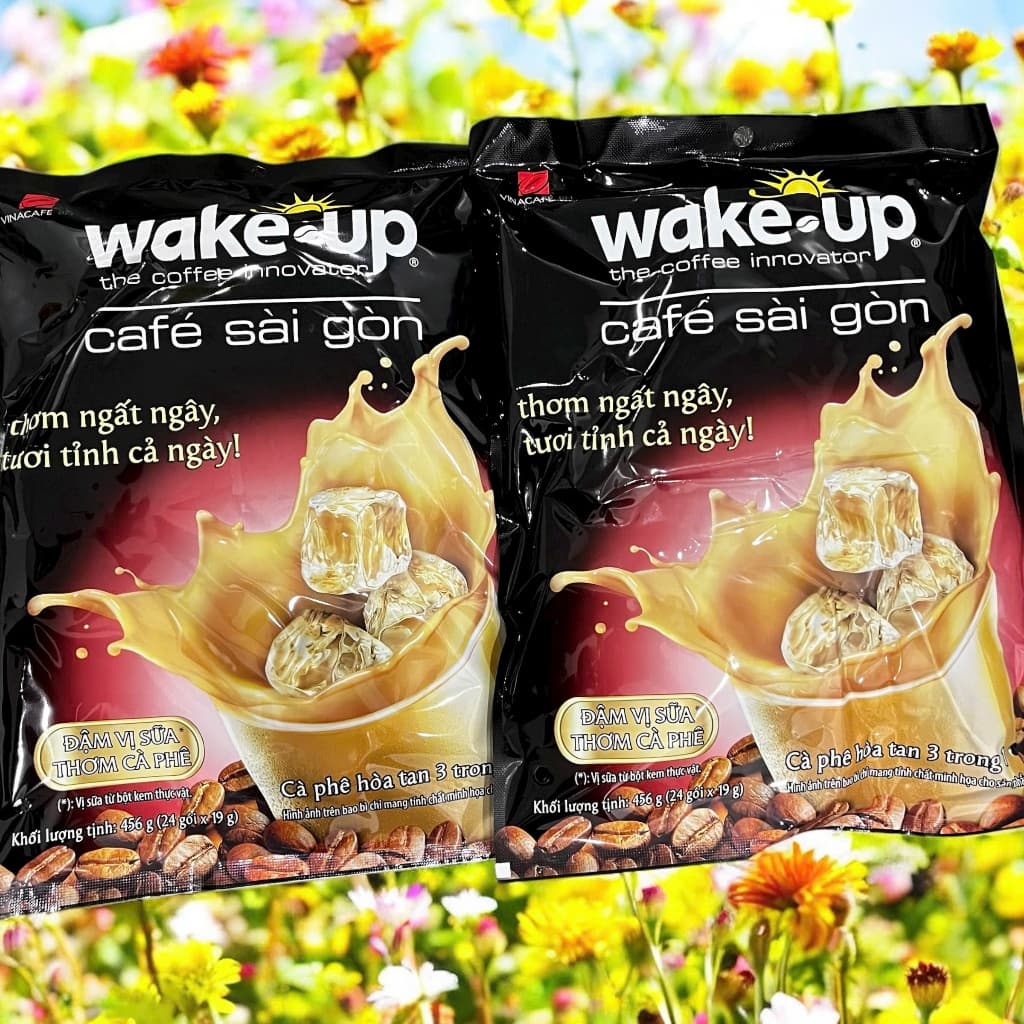 Cà phê Wake up Sài Gòn - Túi 24gói x 19gr