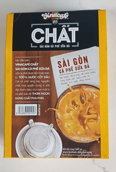 VINA CAFÉ "CHẤT" SÀI GÒN CAFE SỮA ĐÁ-10 GÓI/29GR ảnh 2