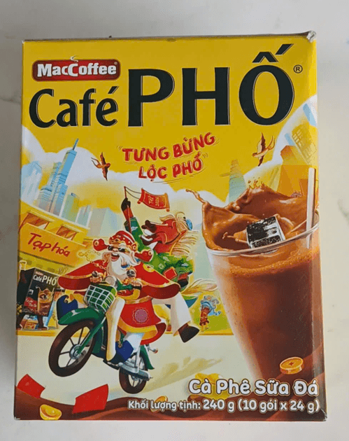 COMBO-2 HỘP MACC COFE-CAFE PHỐ SỮA ĐÁ-10 GÓI/24GR  ảnh 2
