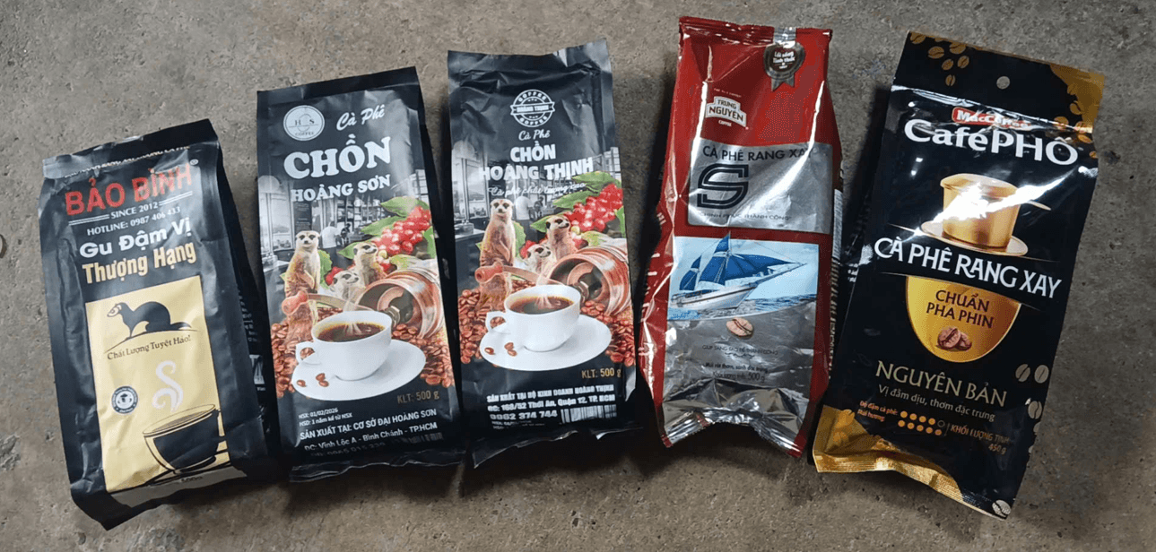 MACCOFFE -CAFE RANG XAY-CHUẨN PHA PHIN-450GR ảnh 3