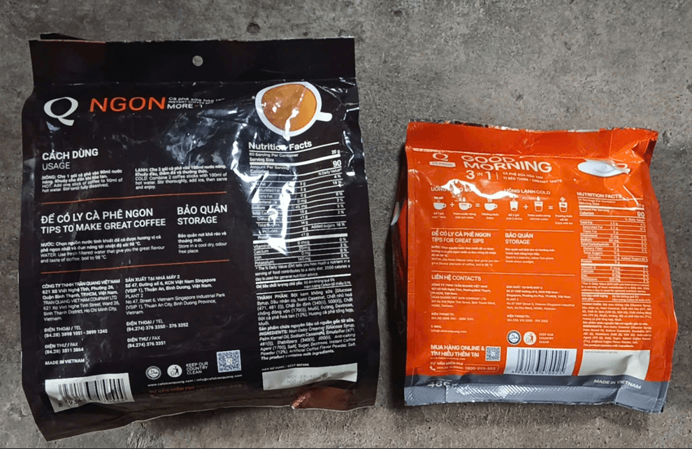 TRAN QUANG COFE-CAFE HÒA TAN-60 GÓI ảnh 2