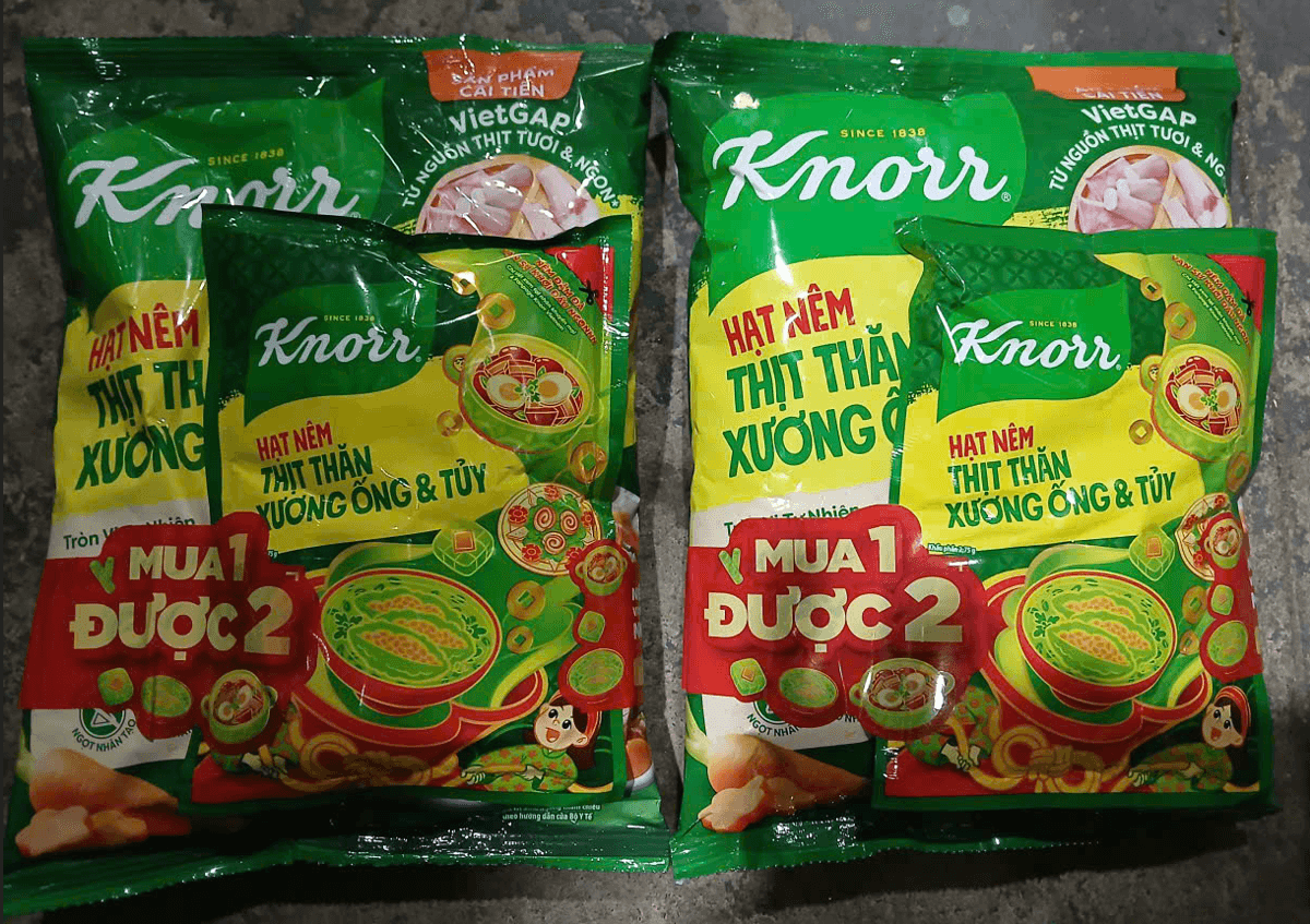 COMBO-2 BỊCH KNOR 900GR+TẶNG 2 GÓI NHỎ ảnh 2