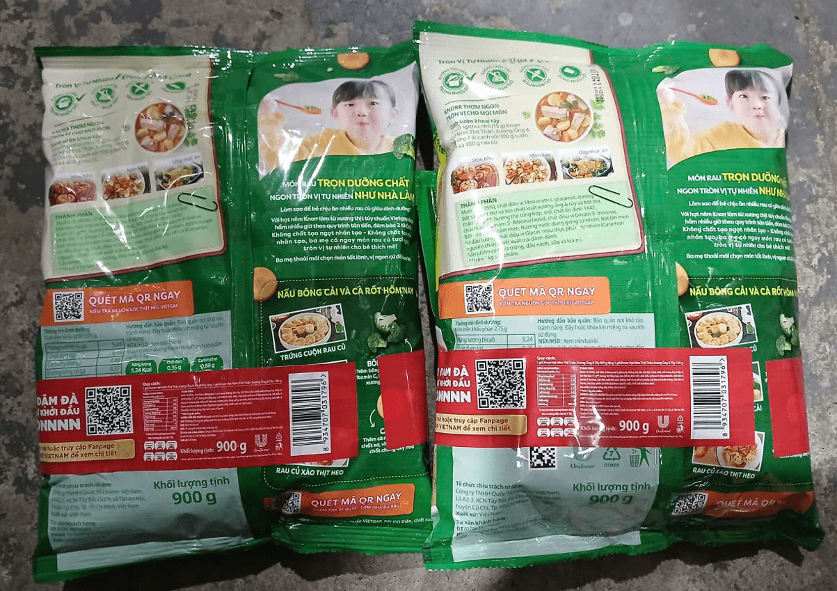 COMBO-2 BỊCH KNOR 900GR+TẶNG 2 GÓI NHỎ ảnh 3
