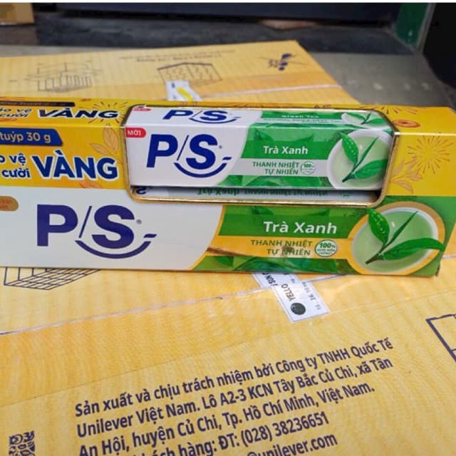 (TẶNG TUÝP 30G) Kem đánh răng p/s Trà Xanh 180g tặng 30g 
