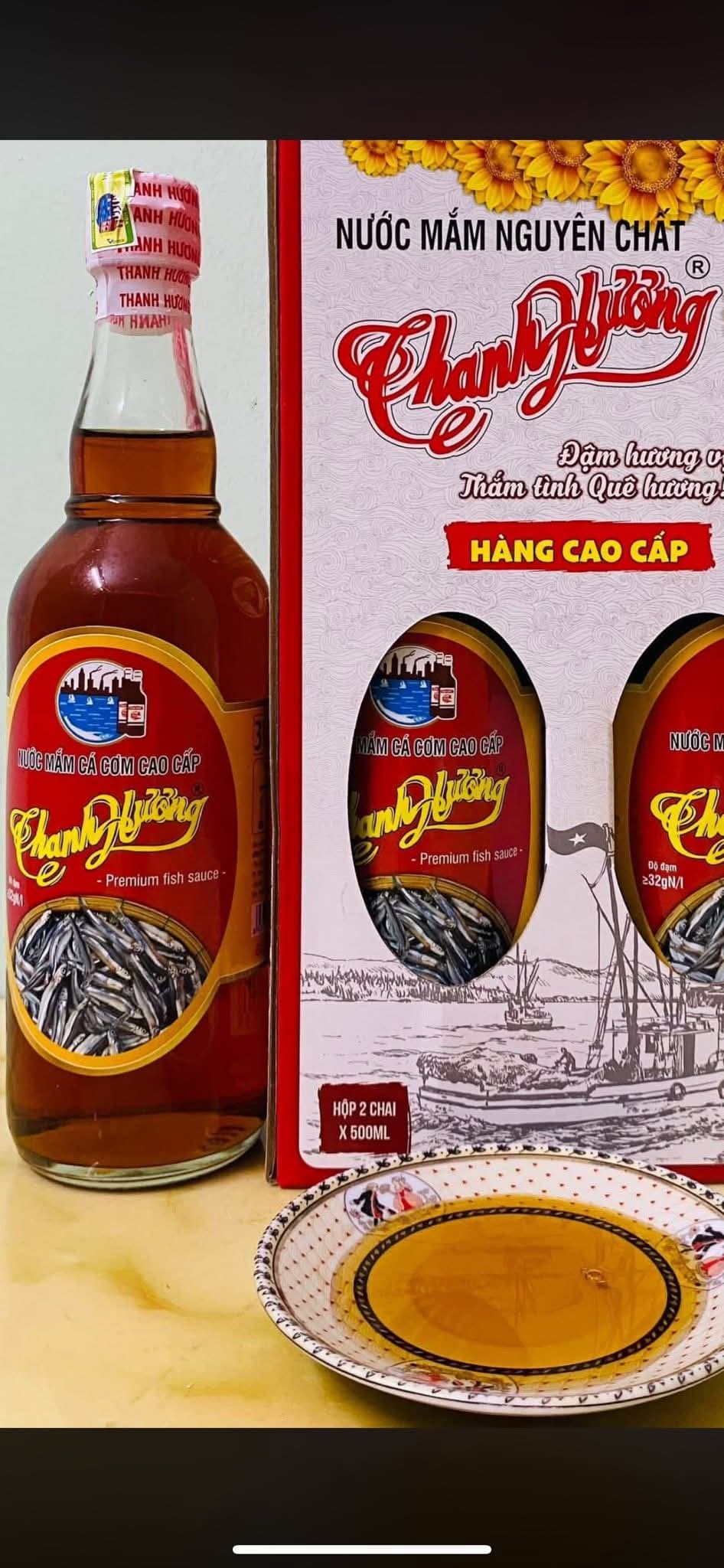 Nước mắm thanh hương nguyên chất - 1 chai 500g