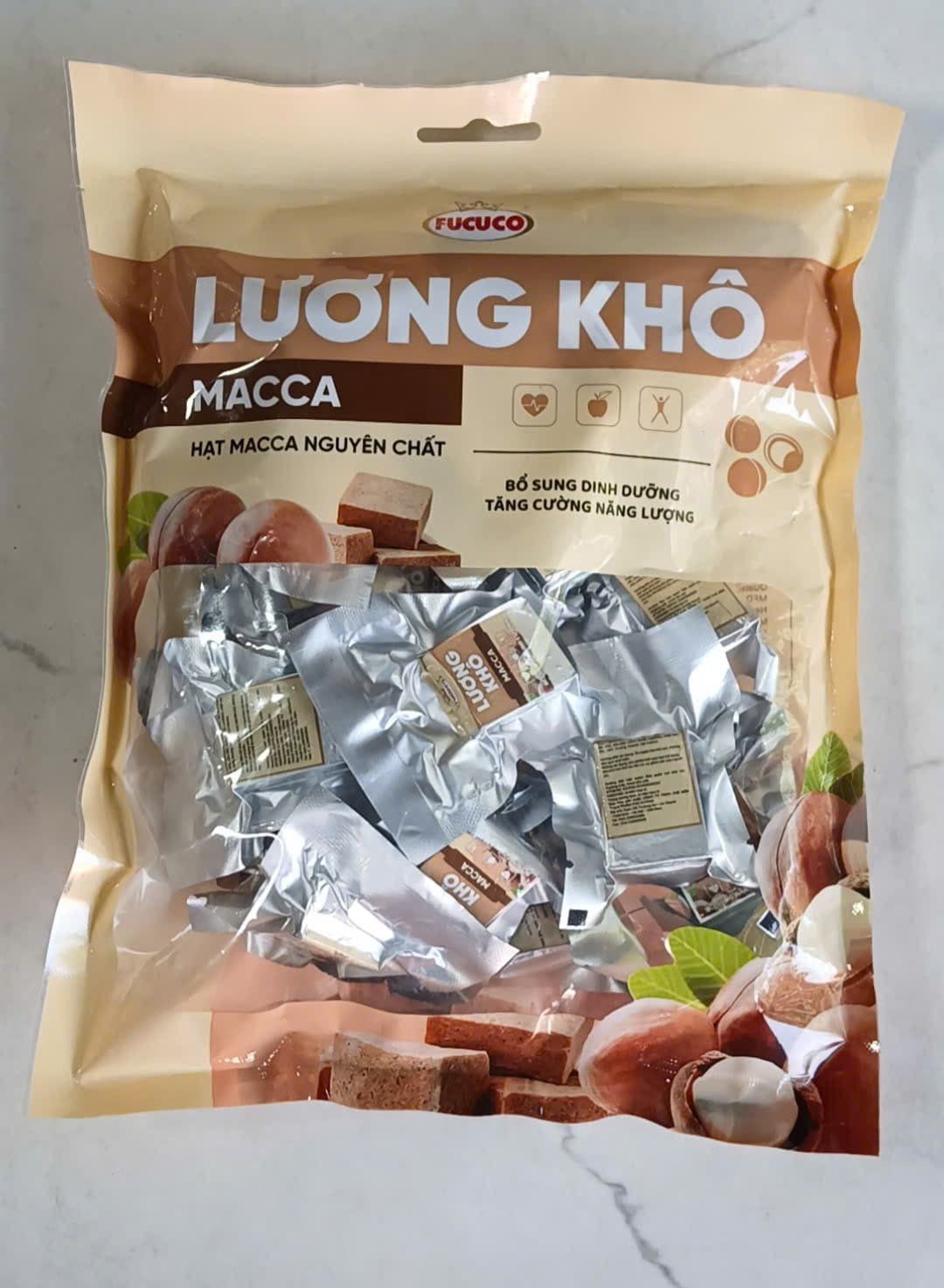 COMBO-2 GÓI LƯƠNG KHÔ MACCA+MIX VỊ-400GR