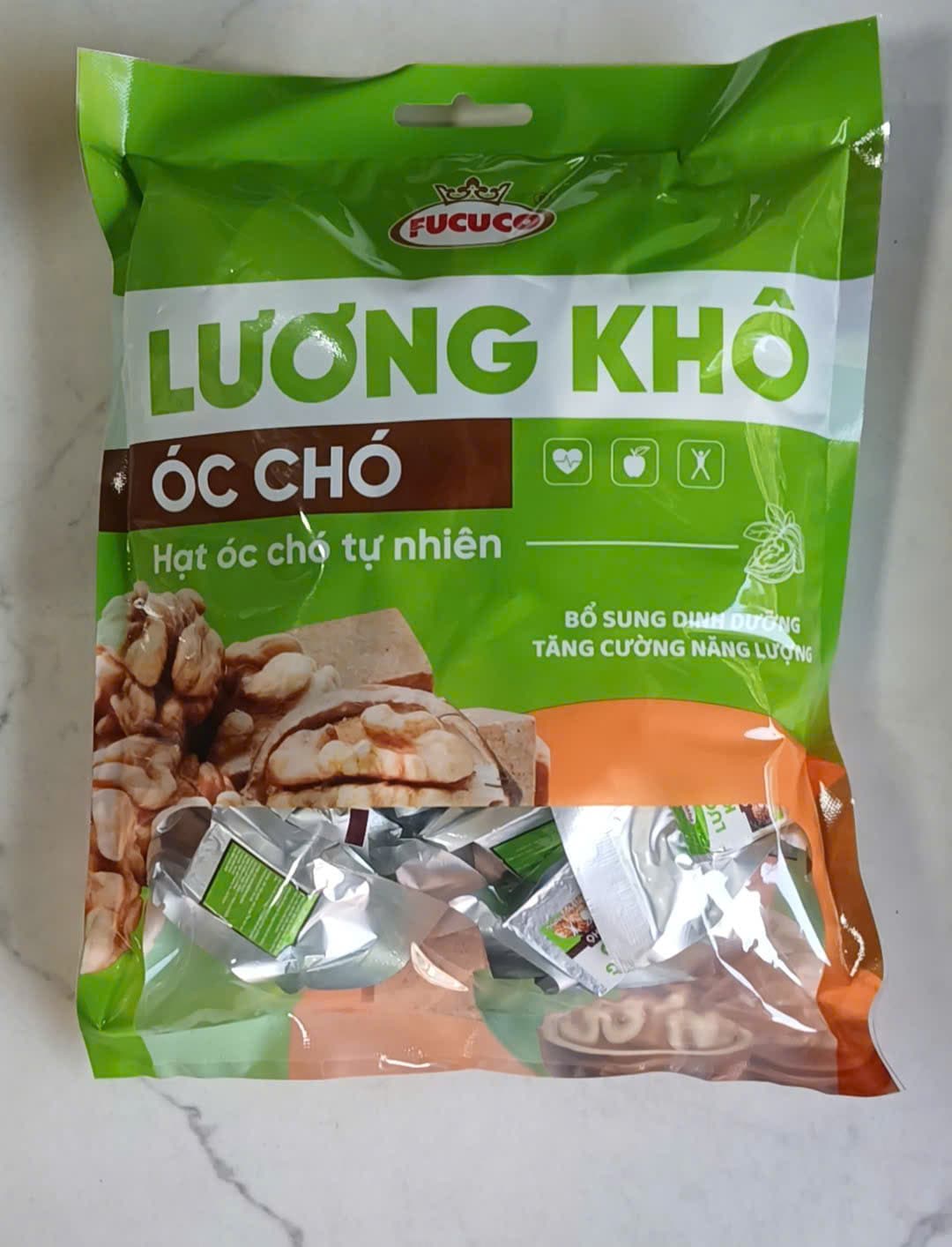 COMBO-2 GÓI LƯƠNG KHÔ ÓC CHÓ+MIX VỊ-400GR