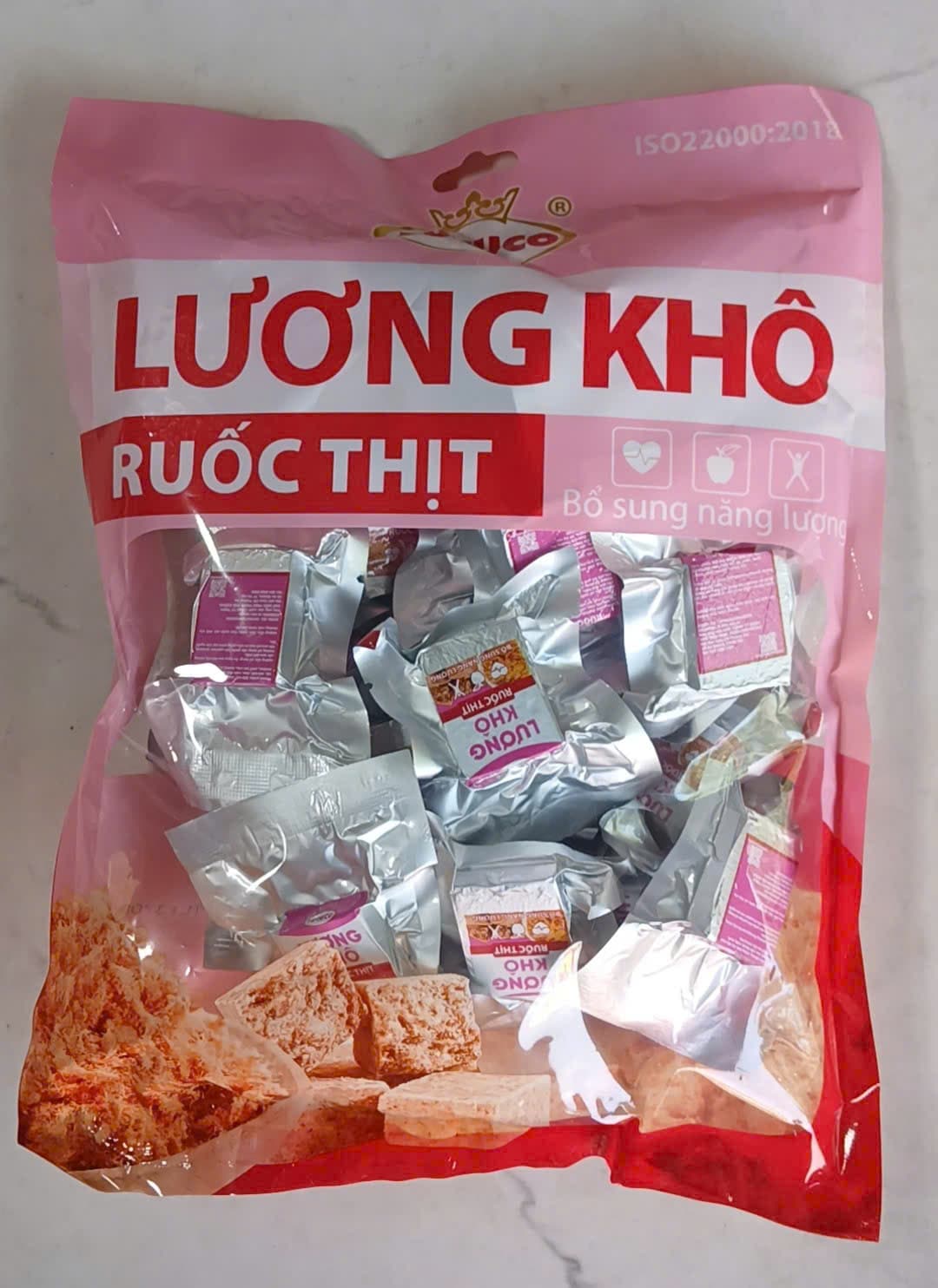 COMBO-2 GÓI LƯƠNG KHÔ RUỐC THỊT+MIX VỊ-400GR