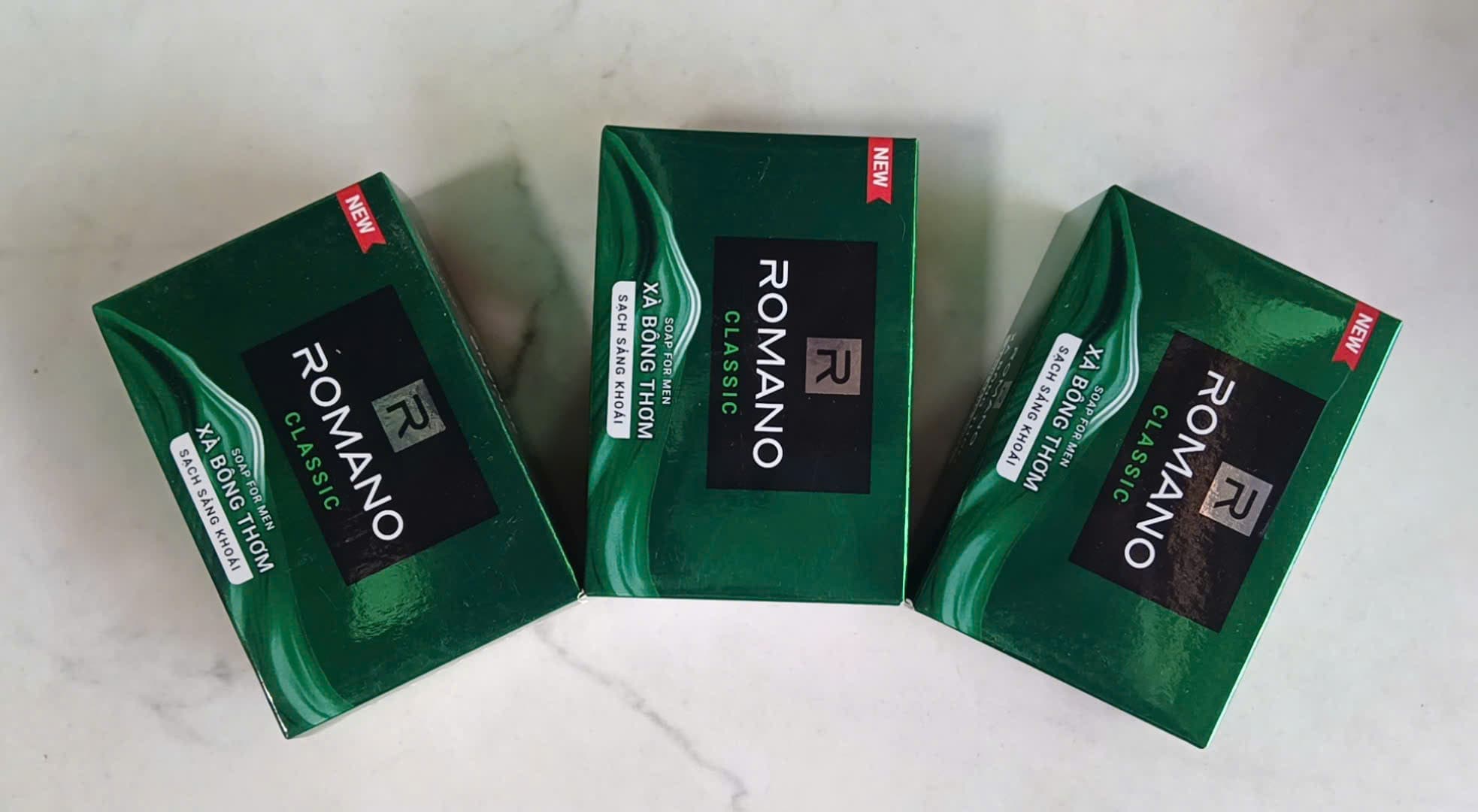 COMBO-4 CỤC XÀ BÔNG THƠM ROMANO-90GR ảnh 2