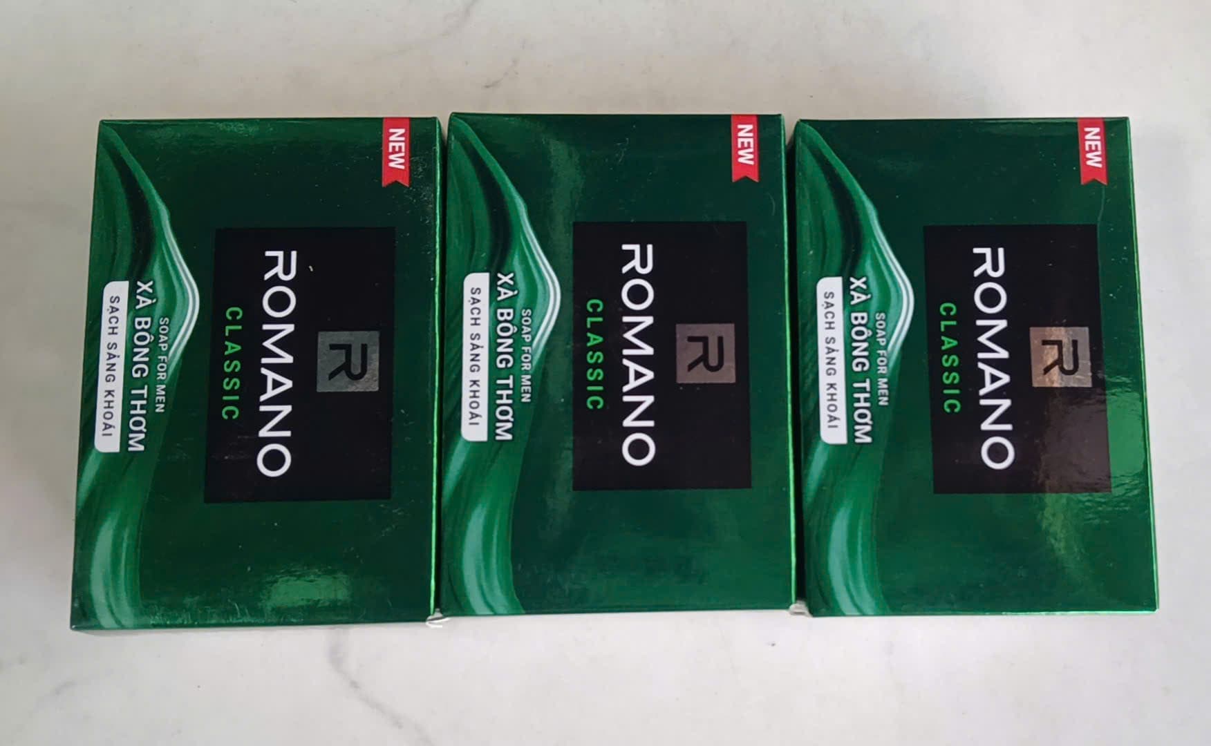 COMBO-4 CỤC XÀ BÔNG THƠM ROMANO-90GR ảnh 3