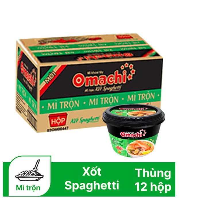MÌ TRỘN OMACHI-SỐT SPAGHETTI ĐẶC BIỆT-12 HỘP/1 THÙNG ảnh 2