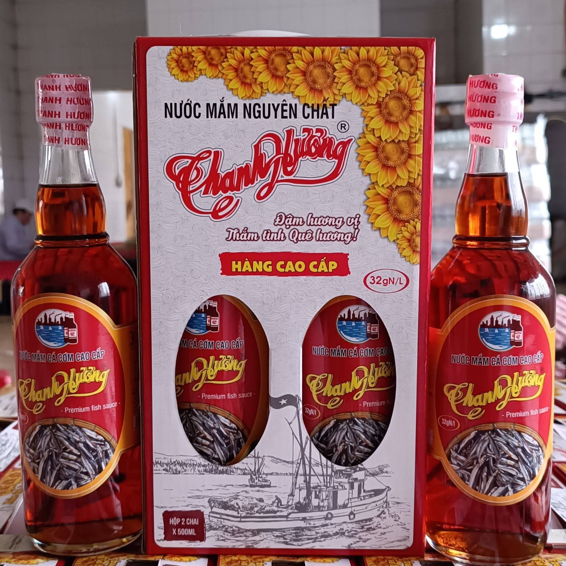 Nước mắm thanh hương nguyên chất - 2 chai 500g