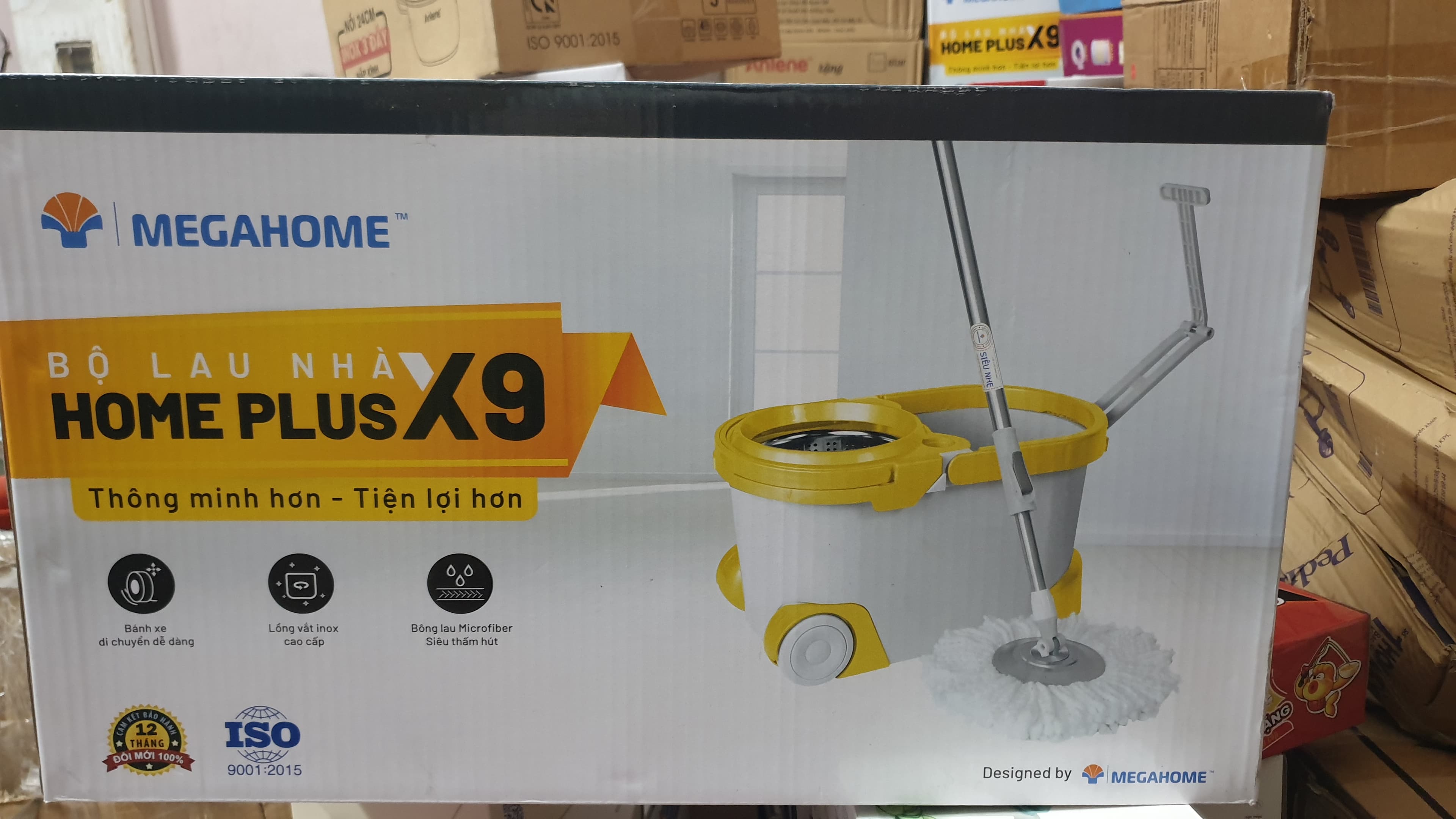 Bộ lau nhà Homeplus X9 của thương hiệu Megahome ảnh 3