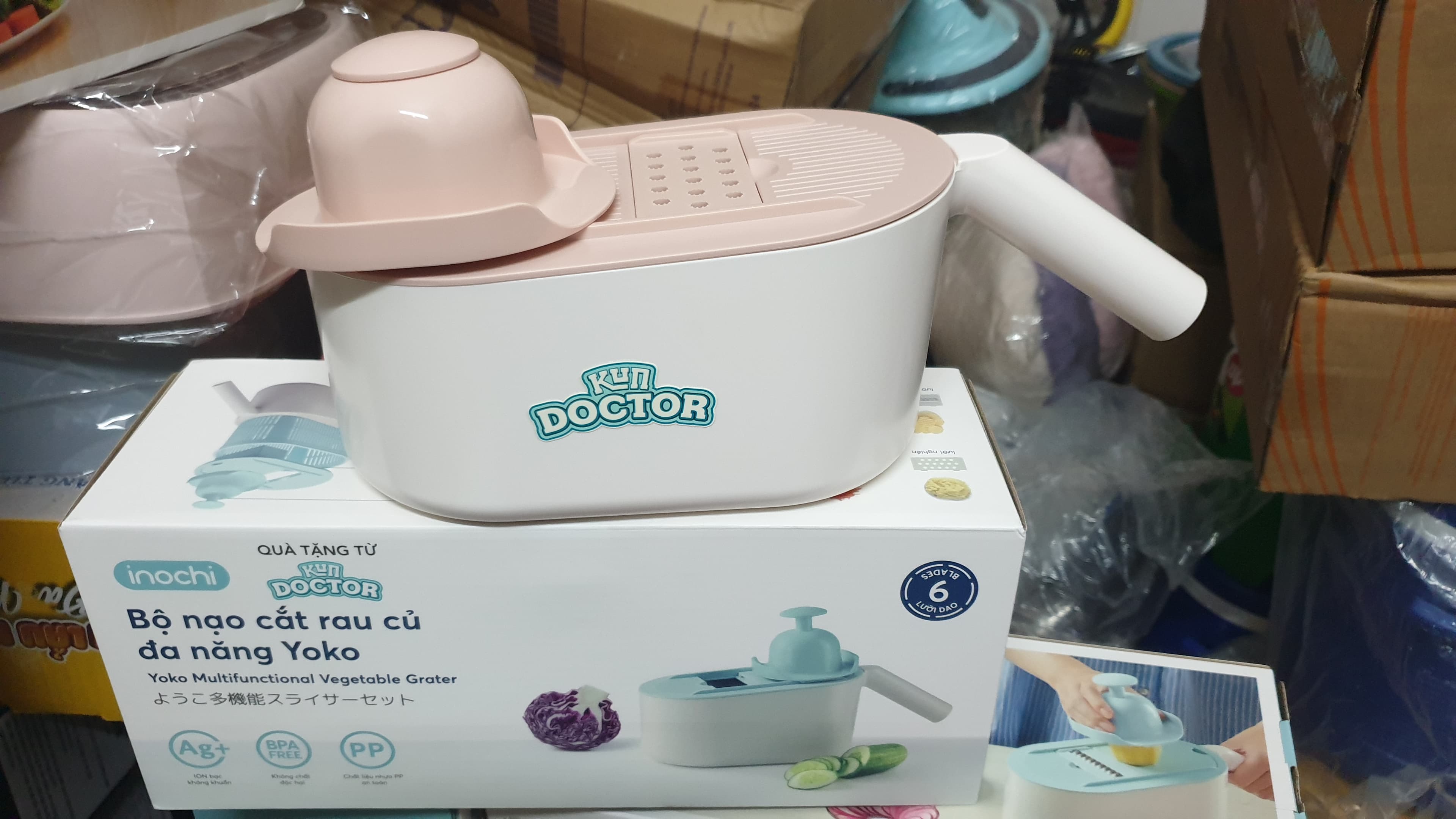 Bộ nạo cắt rau củ đa năng Yoko từ thương hiệu Inochi