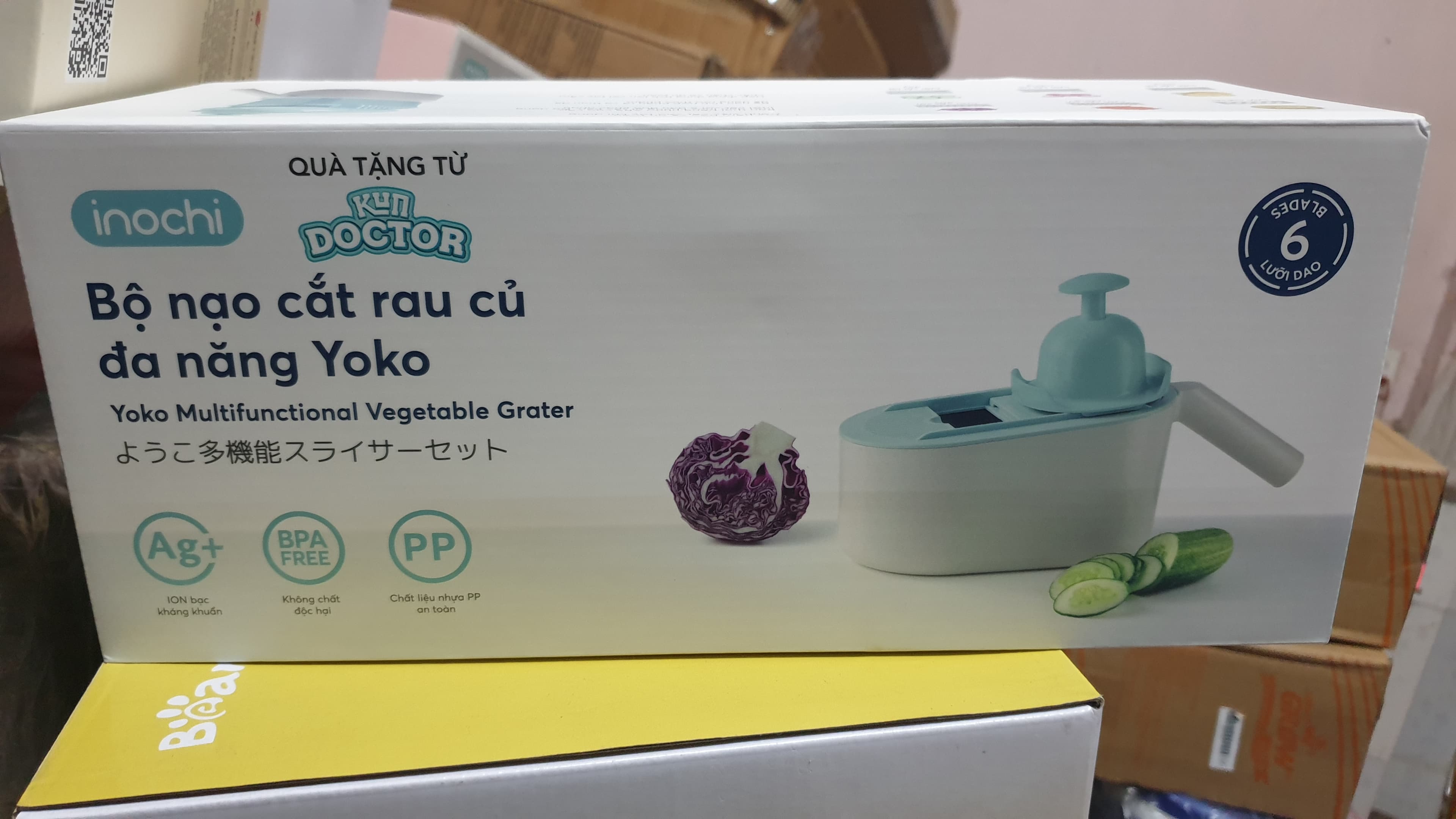 Bộ nạo cắt rau củ đa năng Yoko từ thương hiệu Inochi ảnh 2