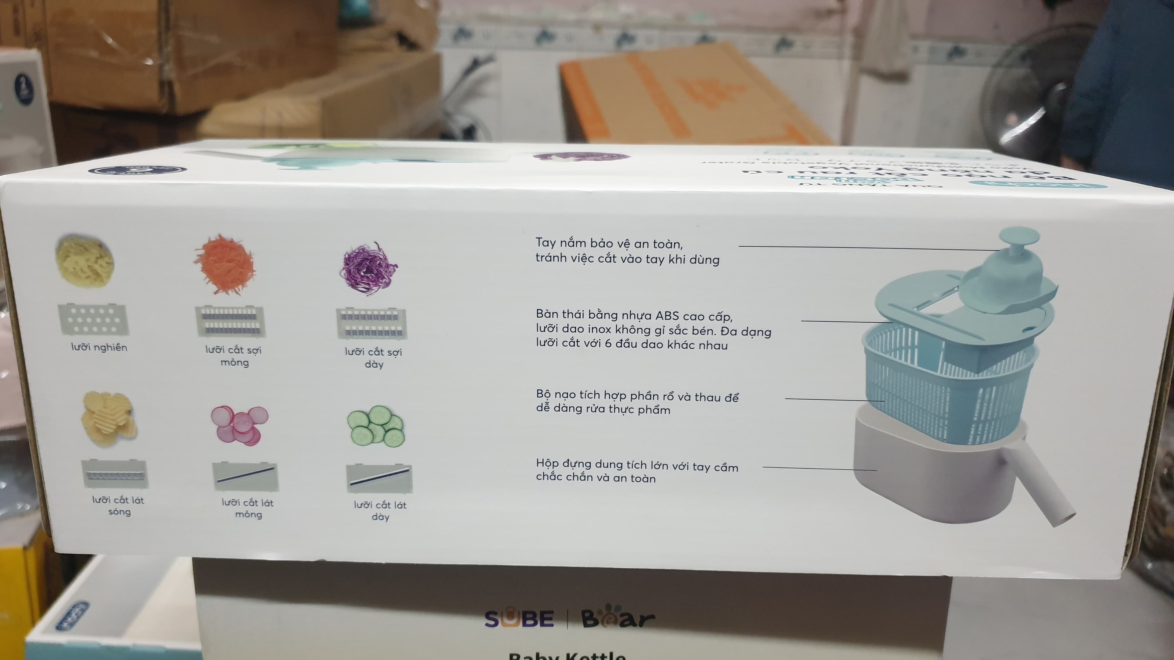 Bộ nạo cắt rau củ đa năng Yoko từ thương hiệu Inochi ảnh 3