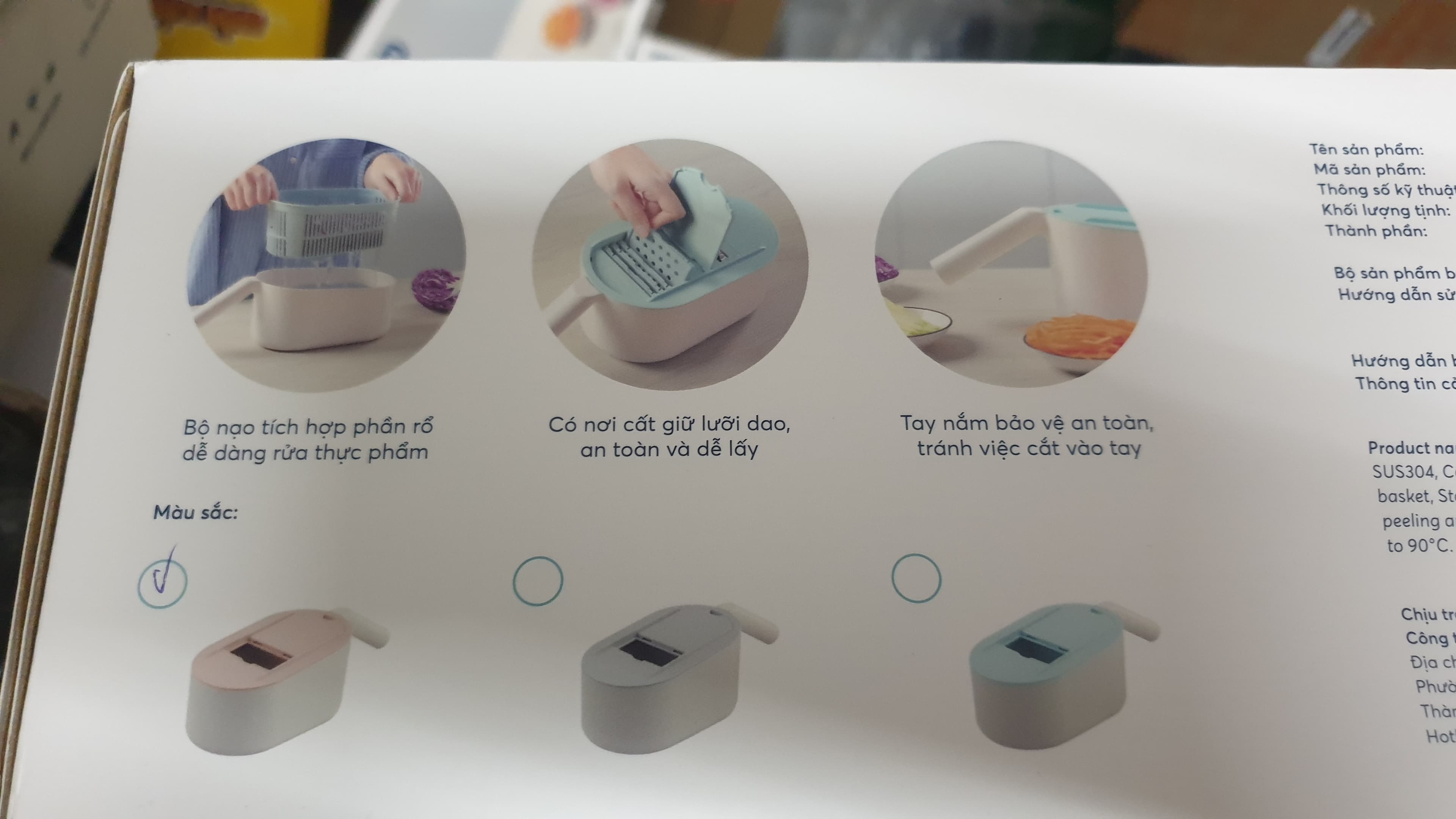 Bộ nạo cắt rau củ đa năng Yoko từ thương hiệu Inochi ảnh 6