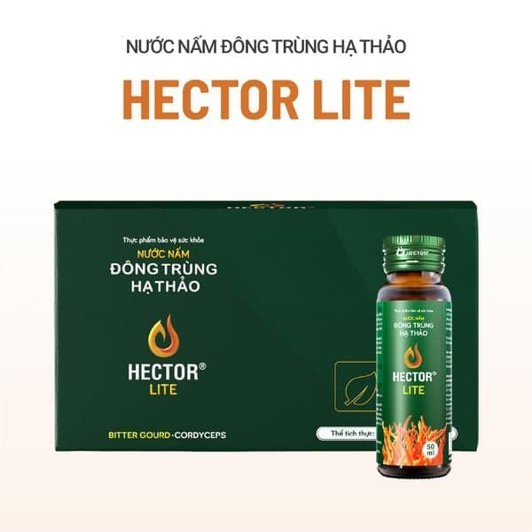 HECTOR LITE - Nước uống Đông Trùng Hạ Thảo - Kiểm soát đường huyết ảnh 3