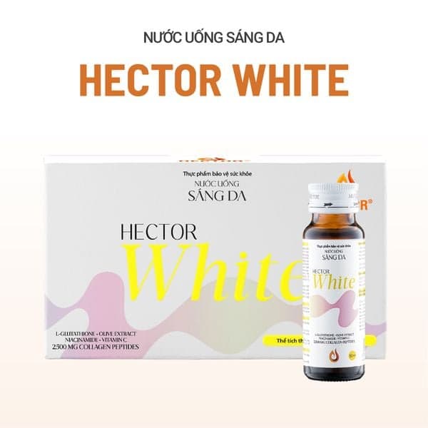 HECTOR WHITE - Nước Uống ĐTHT Làm Sáng Da ảnh 3