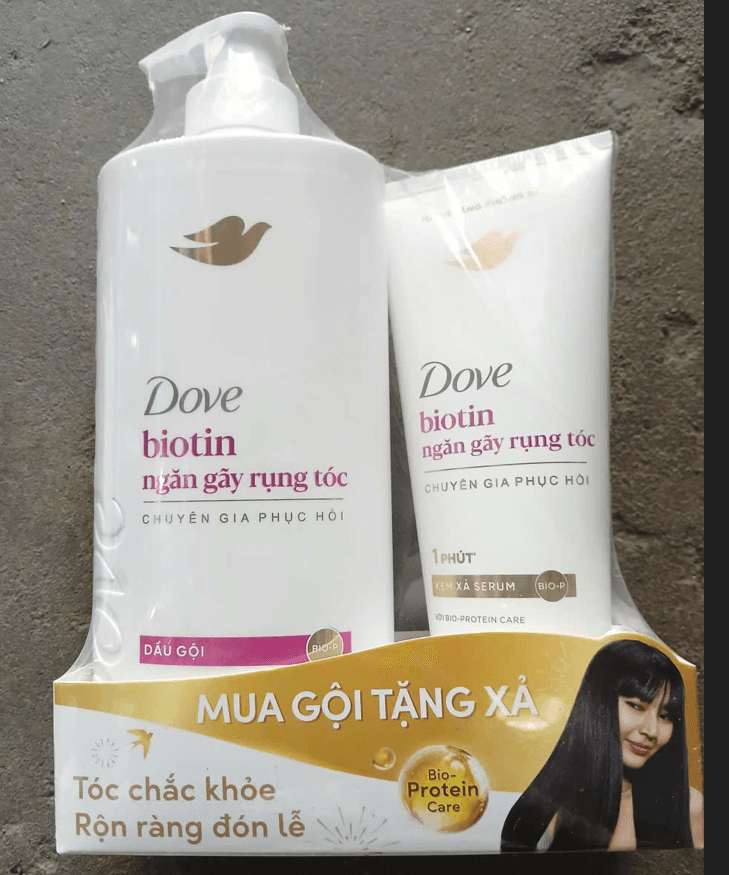 COMBO MUA GỘI+ TẶNG XẢ- GIÁ KHÔNG ĐỔI-DOVE NGĂN GÃY RỤNG