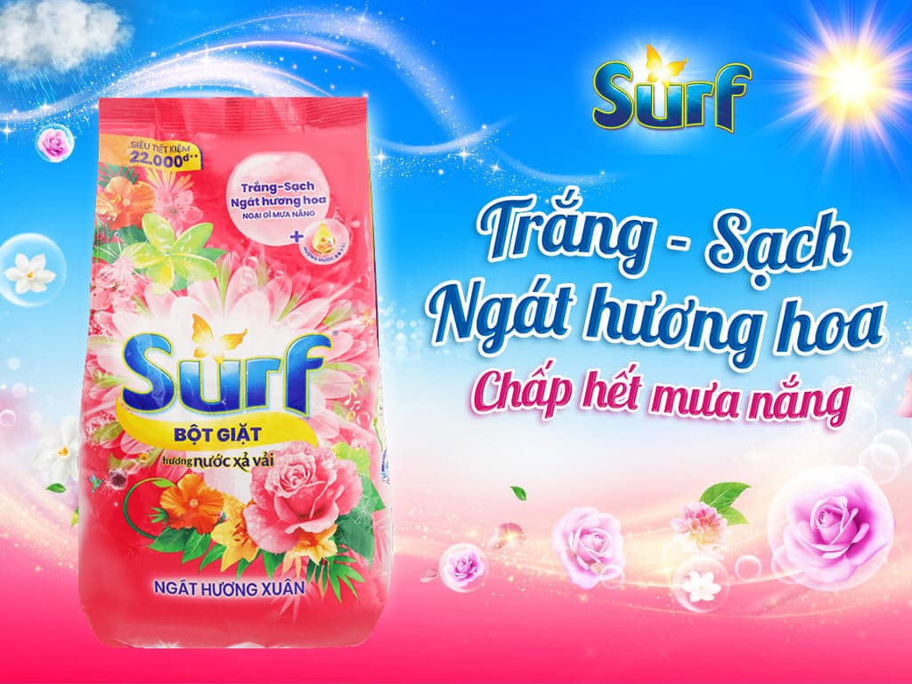 BỘT GIẶT SUFT HƯƠNG NƯỚC XẢ VẢI-5.3KG