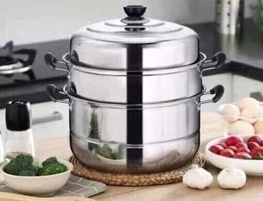 Nồi hấp inox 3 tầng ảnh 2