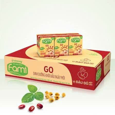 1 thùng Fami đậu đỏ