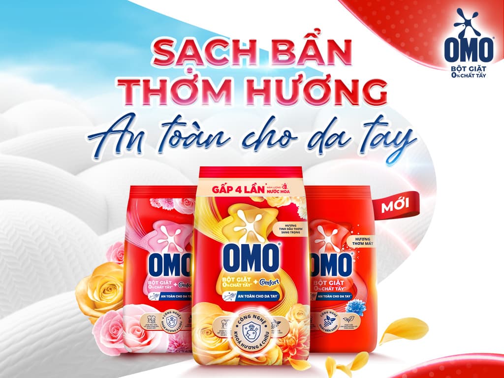 BỘT GIẶT OMO 5.5 KG