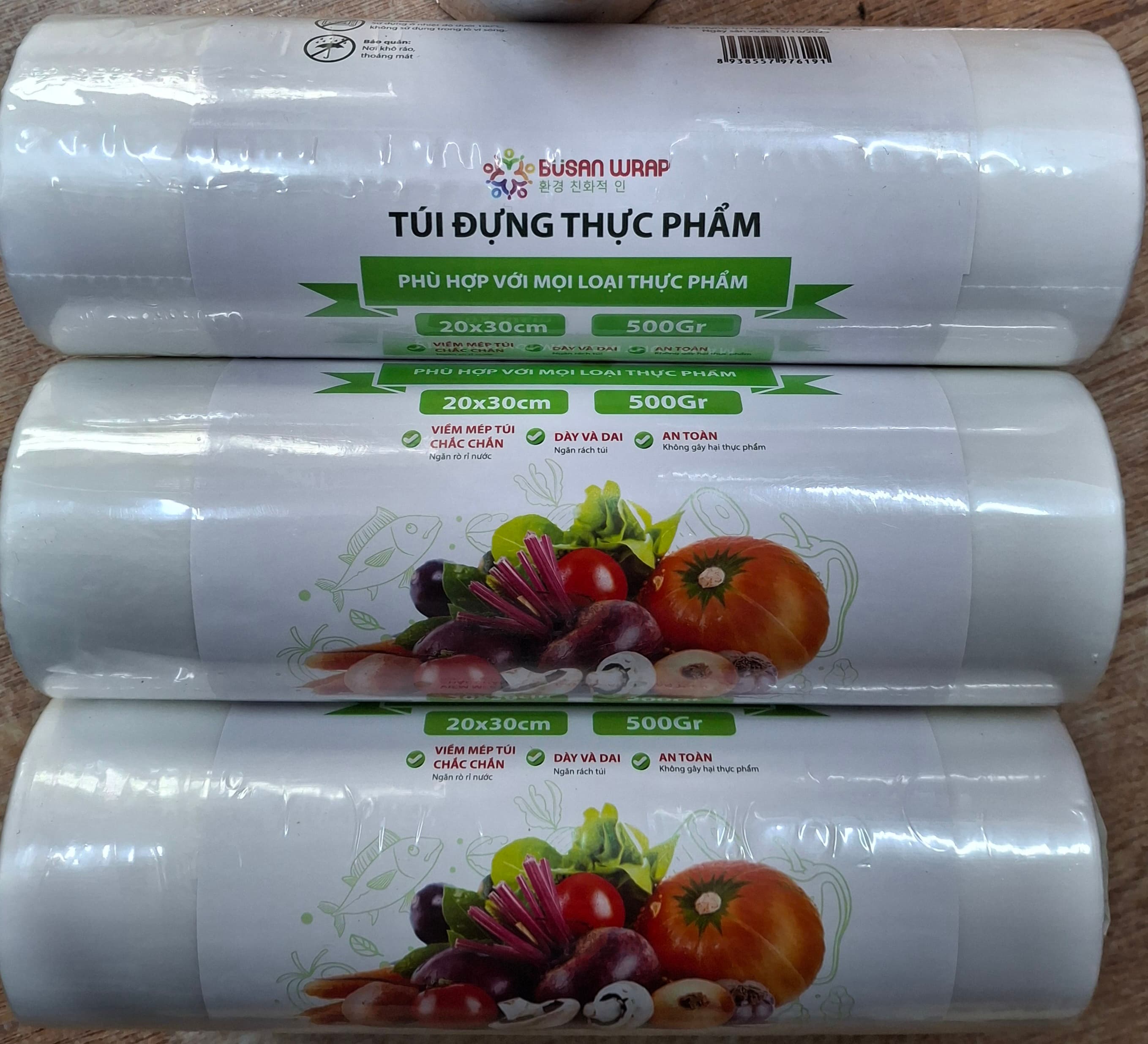          1 cuộn túi đựng thực phẩm 