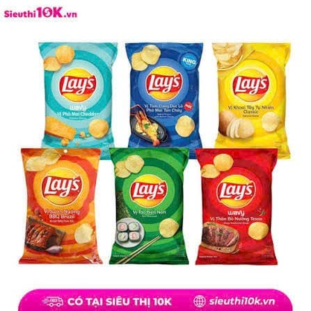   Combo 2 gói bim bim lays đại vị bất kì