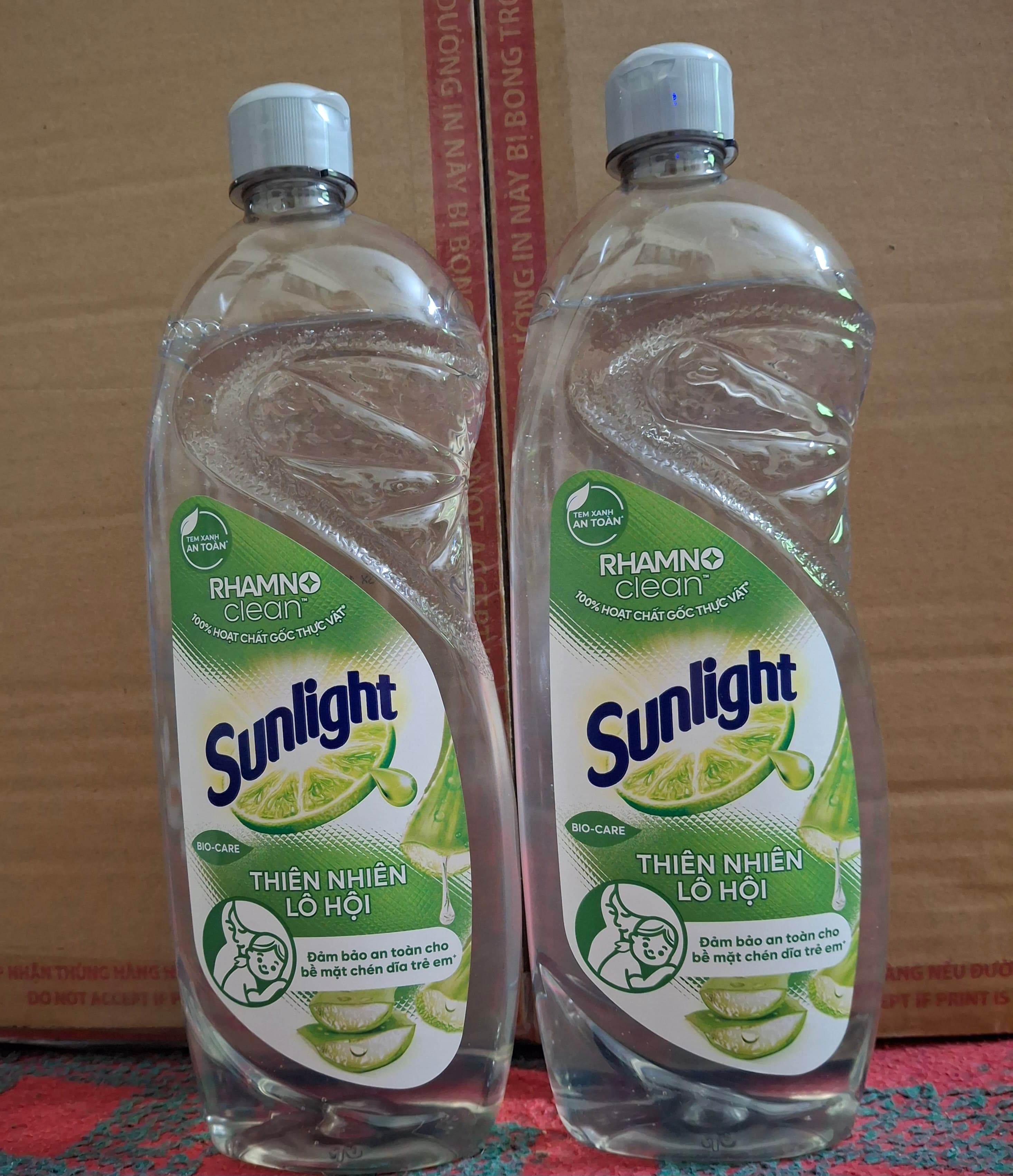   Combo 2 chai nước rửa bát lô hội
