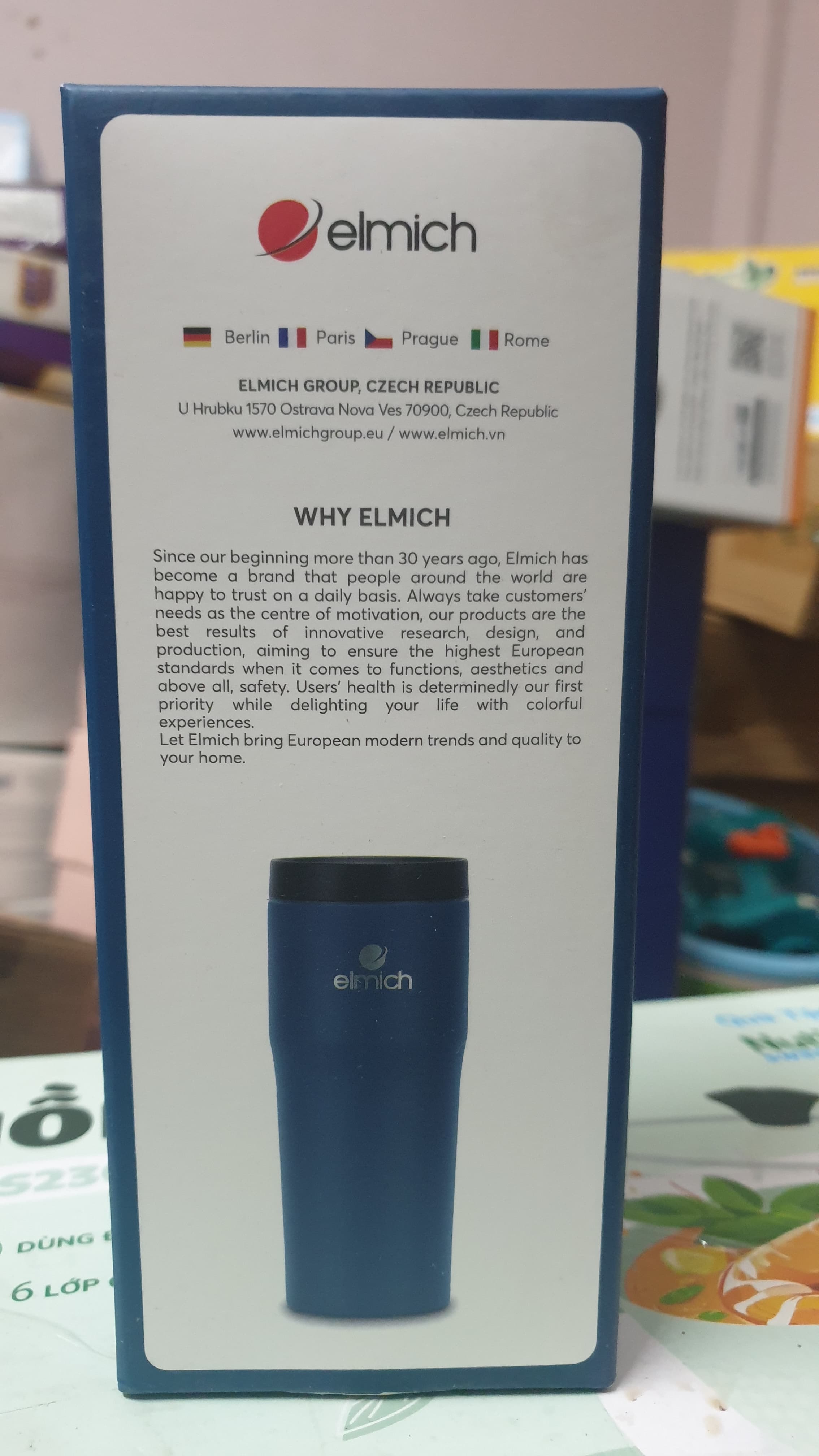 Cốc giữ nhiệt inox 304 Elmich EL-8013OL dung tích 480ml ảnh 4