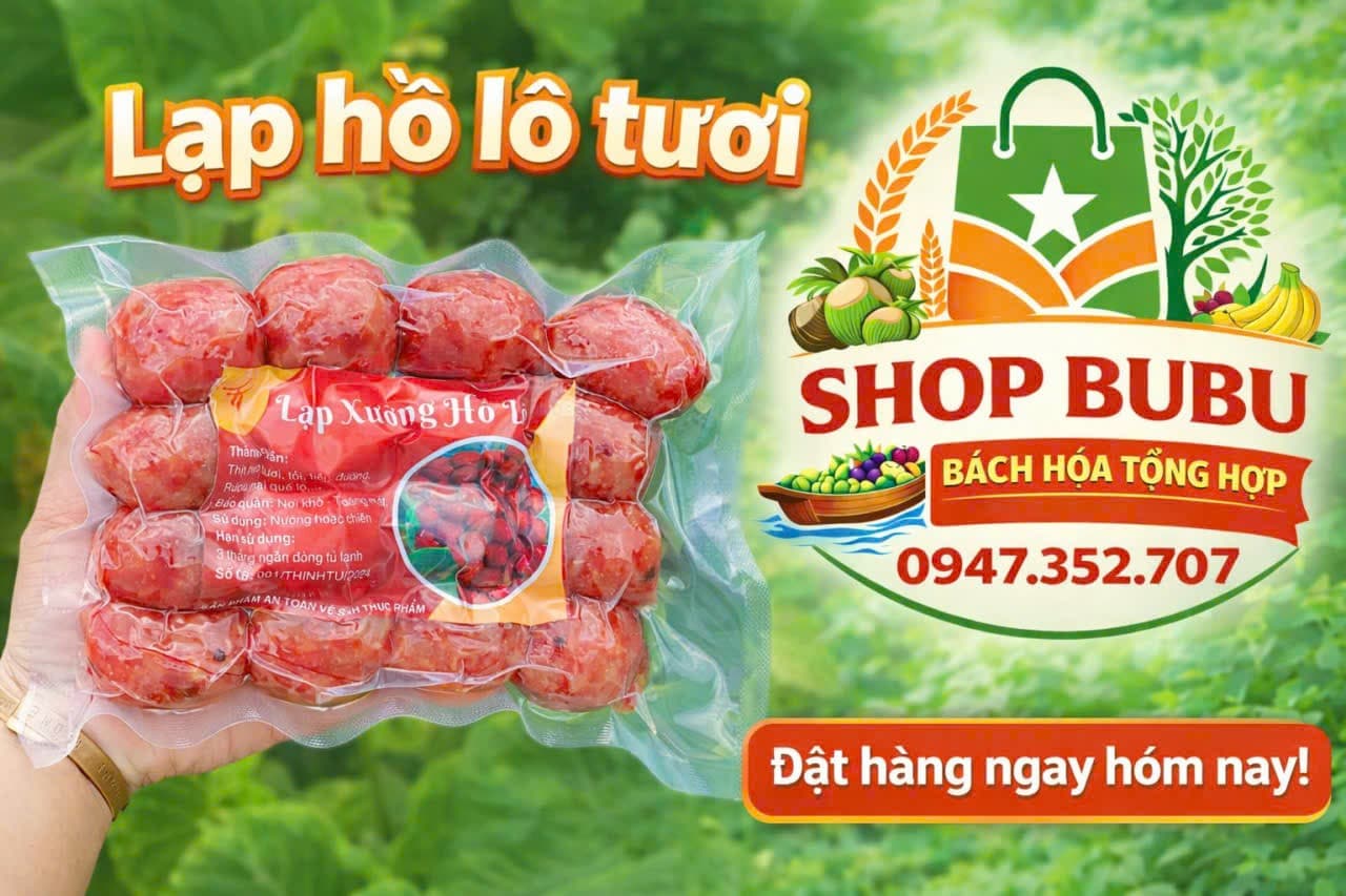 0.5kg LẠP XƯỞNG HỒ LÔ - Gò CÔNG - MIỀN TÂY 