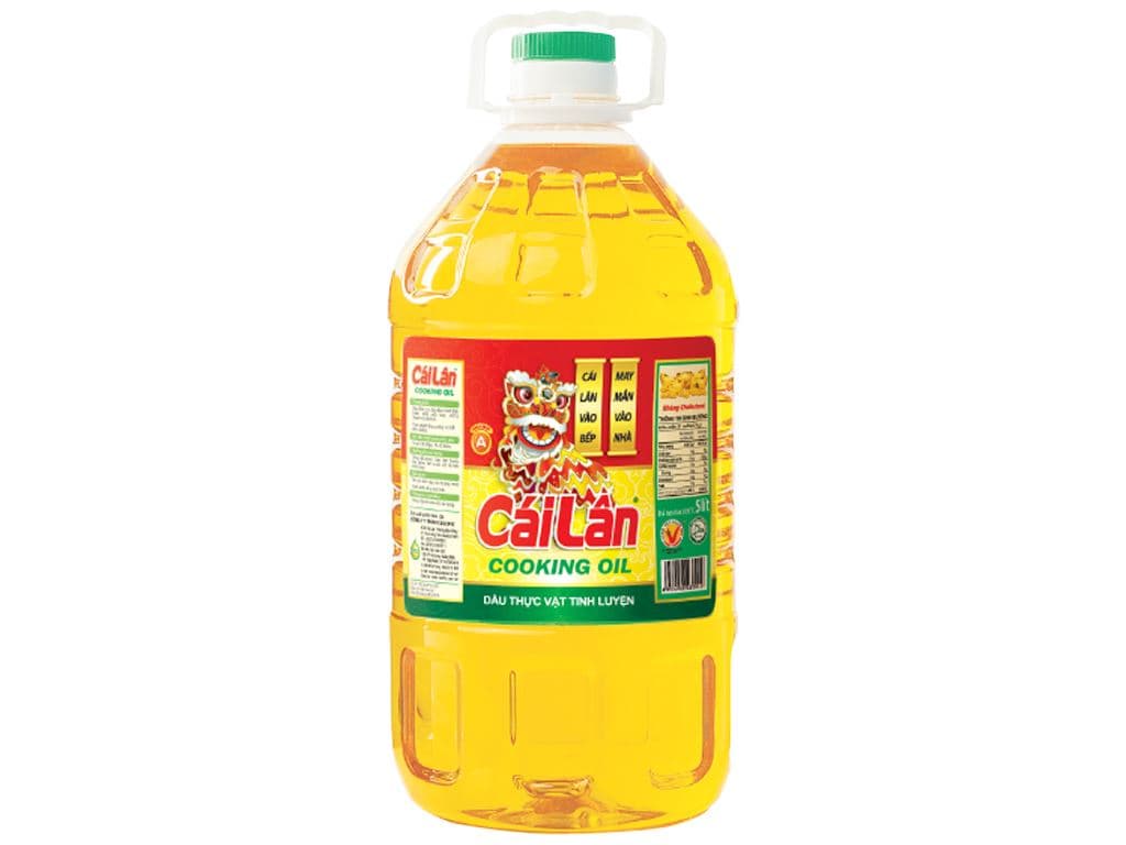 DẦU ĂN CÁI LÂN-COOKING OIL-5 LÍT ảnh 2