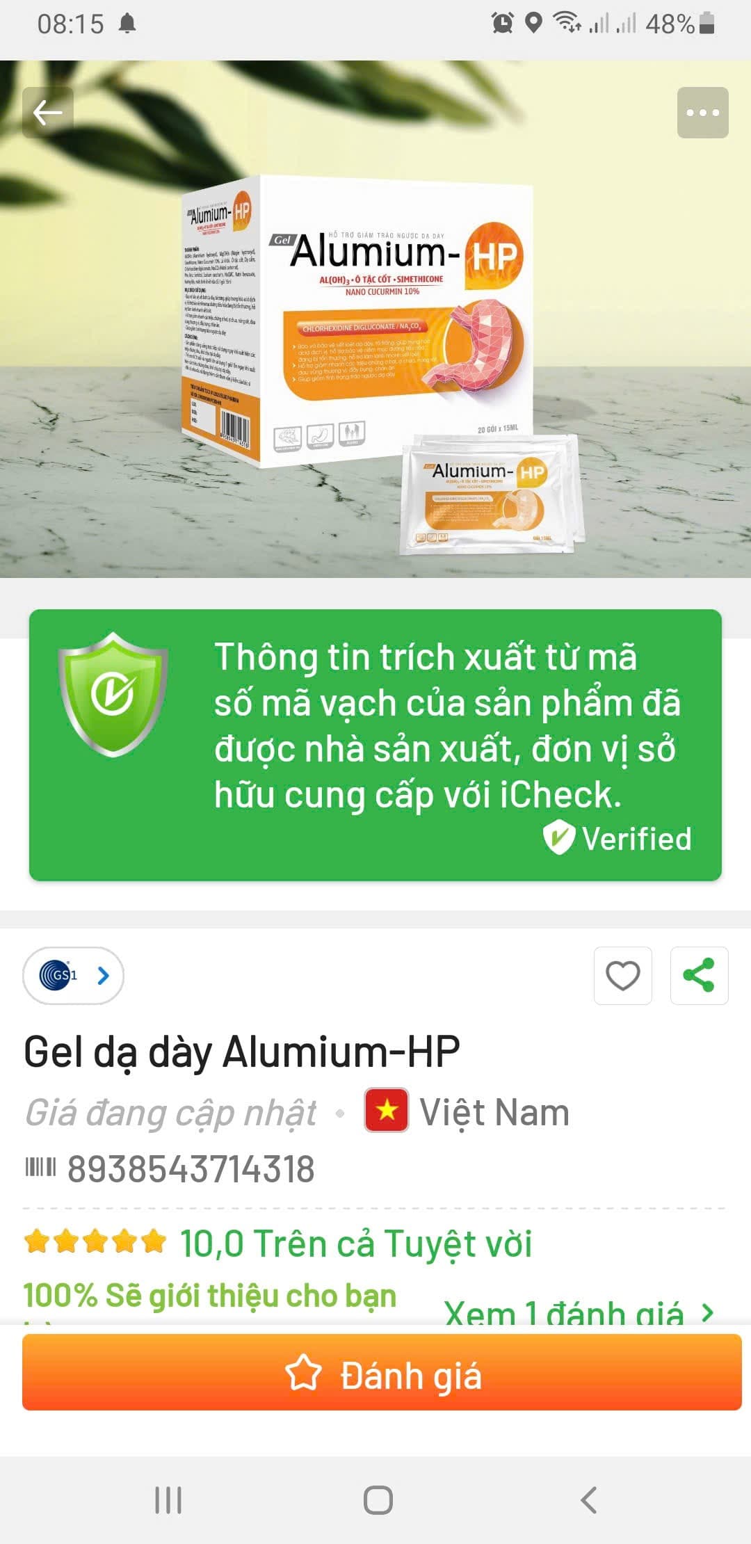 Gel dạ dày HP ảnh 2