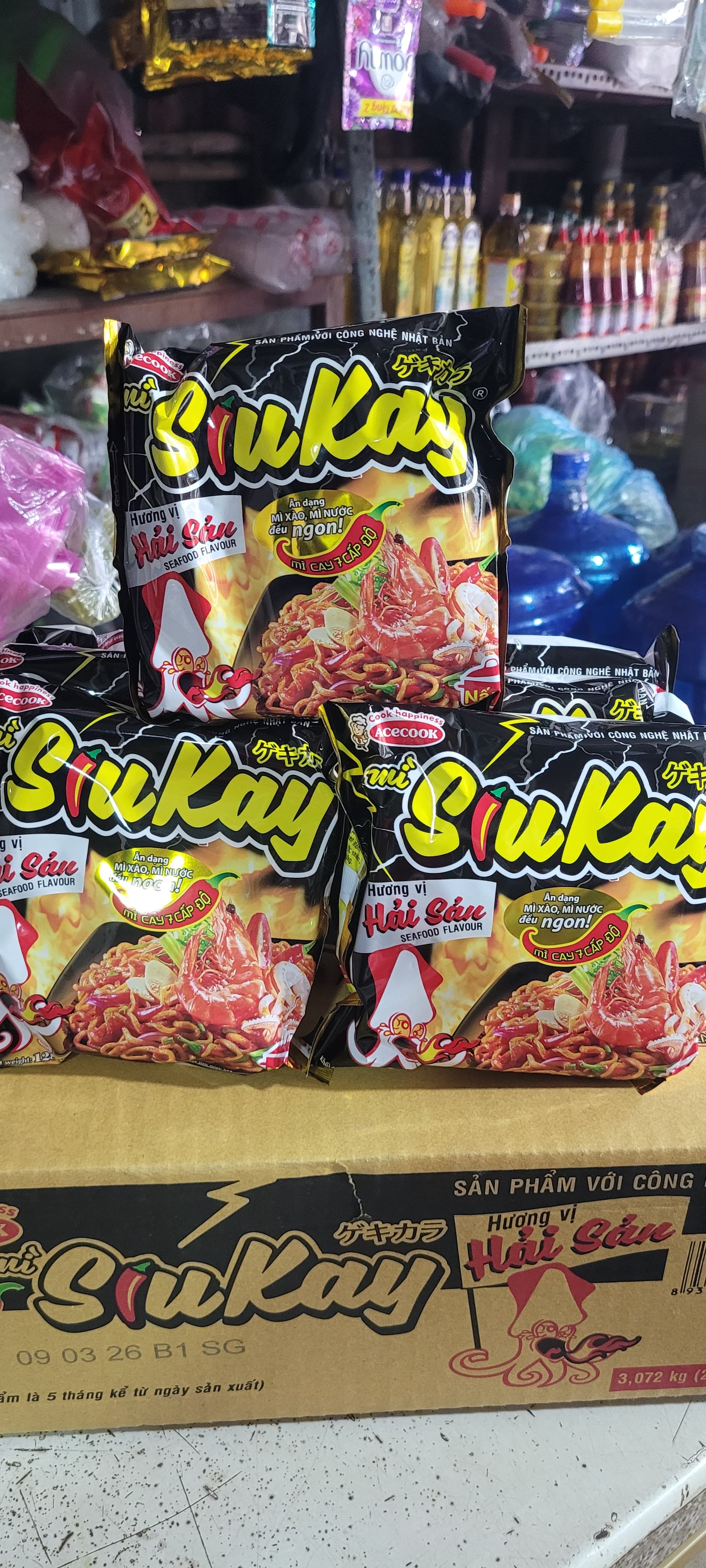 Combo 10 gói mì siukay hải sản 