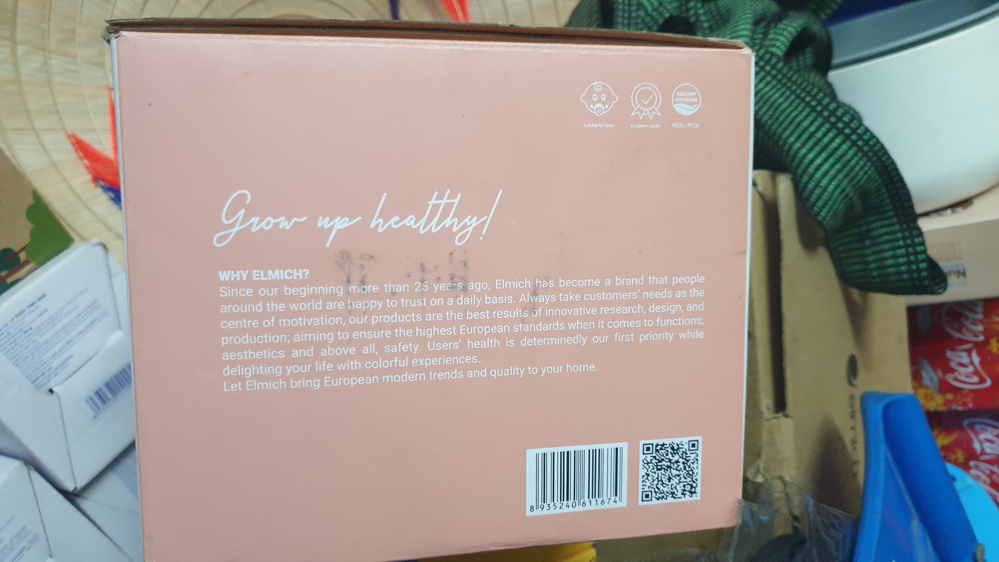 Bộ nồi chảo chống dính Elmich Baby EL-1169AP (size 16cm) ảnh 5