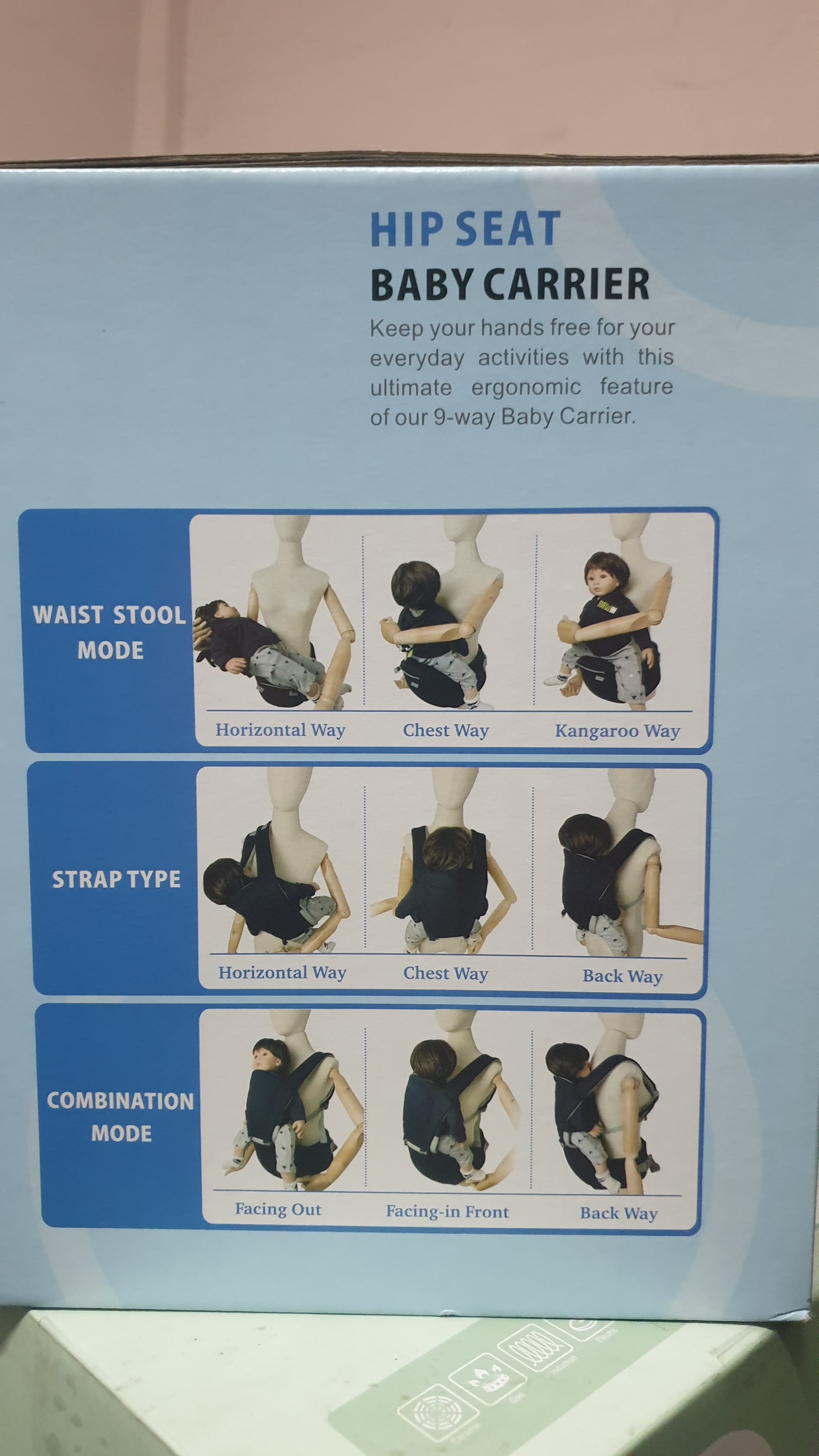 Địu ngồi cho bé đa năng thương hiệu Orzbow.  ảnh 2