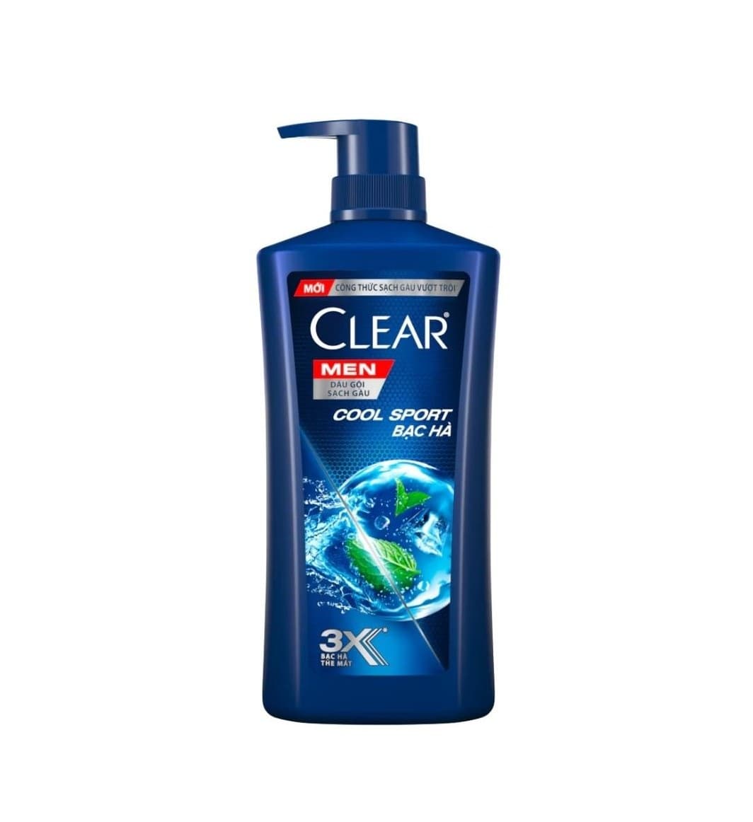 Dầu Gội CLEAR MEN Cool Sport Bạc Hà 630g