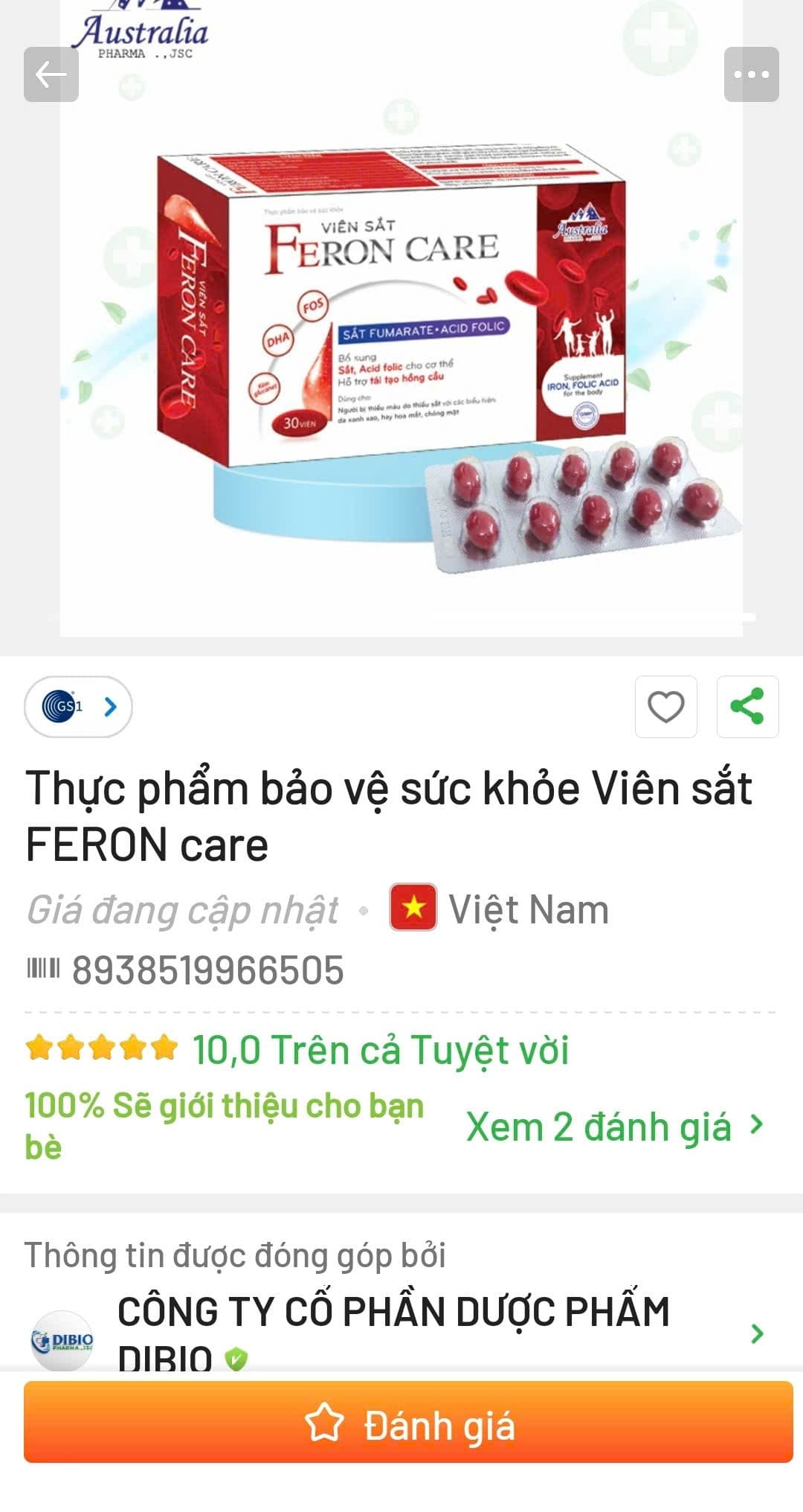 Viên sắt bổ máu ảnh 2