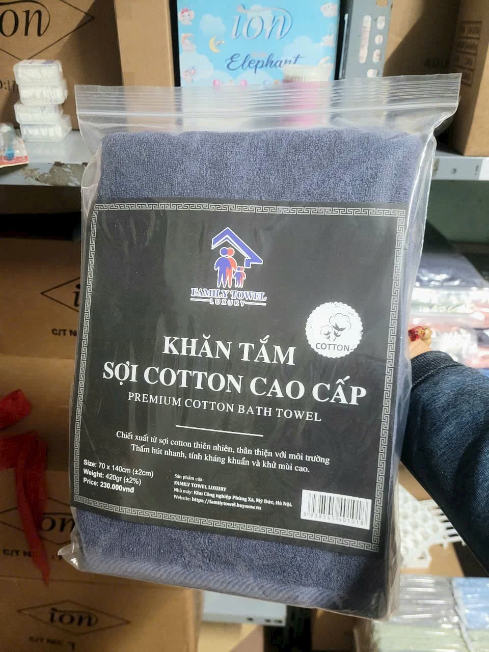   Khăn tắm sợi cotton cao cấp 