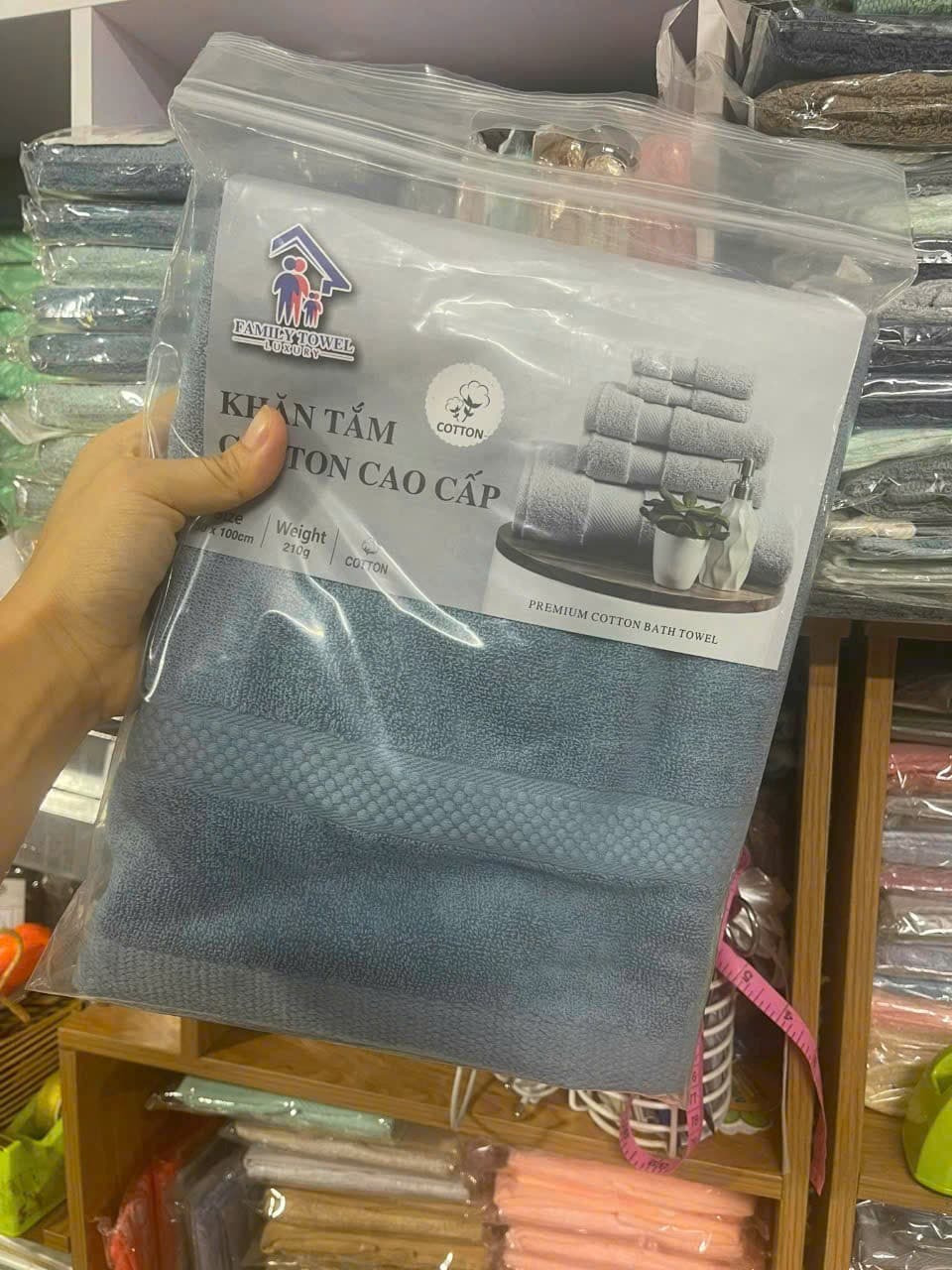 Khăn tắm cotton cao cấp thể thao