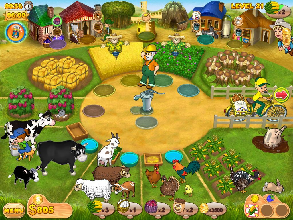 Trở thành 'dân cày thứ thiệt' với tựa game nông trại Farm Idle
